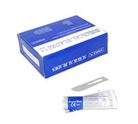 N.10-100 Lame Chirurgiche in Confezione Sterile per Odontoiatria, Anatomia, Podologia, Laboratorio