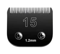 N. 10 N. 15 4FC 5FC 7FC Toelettatura For Cani Nera, Lama Staccabile For Tosatrice For Animali Domestici, Compatibile Con Wahl, Km, Compatibile Con Andis, Tosatrice Anti-lag(Black 1.2mm)