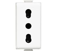 N°10 PEZZI BTICINO PRESA BIVALENTE MATIX 2P+T 10/16A 250V ORIGINALE AM5180