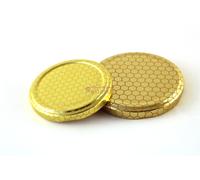 N°100 capsule coperchi diam.70 per vasi vasetti vetro miele