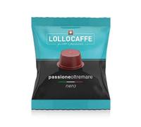 N.100 Capsule Lollo Passione blu Miscela Nera (Compatibile per macchine Lavaz...