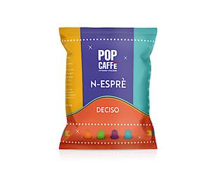 N.100 CAPSULE POP CAFFÈ NAOS DECISO COMPATIBILE CON MACCHINE NESPRESSO