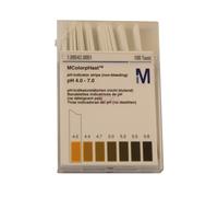 N°100 Strisce Cartine Tornasole indicatore pH 4-7 Merck® Germany