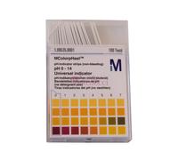 N°100 Strisce Cartine Tornasole indicatore pH scala 0-14 Merck® Germany