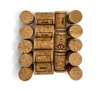 N°100 TAPPI SUGHERO BIRONDELLATO 26x40 "ELITE" BOTTIGLIE CHAMPAGNOTTE BORDOLESI
