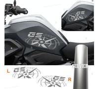 n.2 Adesivi Argento Compass Rosa dei Venti compatibili con BMW R 1200 1250 GS