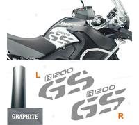 n.2 adesivi fiancate serbatoio compatibili BMW R1200 GS Adventure 2006-2013