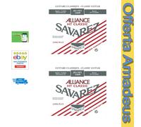 N.2 Corde chitarra classica Muta cordiera Savarez Alliance standard 540R