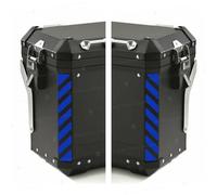 N.2 RIFRANGENTI ADESIVI compatibile con/sostitutivo per BMW MOTORRAD Motorcycle Aluminium Panniers per VALIGIE LATERALI MOTORRAD (Blue)