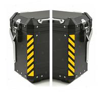 N.2 RIFRANGENTI ADESIVI compatibile con/sostitutivo per BMW MOTORRAD Motorcycle Aluminium Panniers per VALIGIE LATERALI MOTORRAD (Yellow 020)