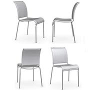 N. 2 SEDIE COPPIA CUCINA AIR CALLIGARIS NET GRIGIO