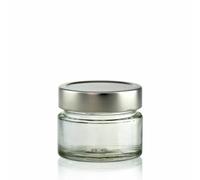 N°28 Vasetto in vetro platinum da 106 ml con capsula argento lusso