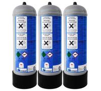 N° 3 BOMBOLE CO2 E290 1300 Grammi MONOUSO ALIMENTARE GASATORE ACQUA USA E GETTA