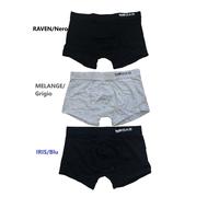 N.3-BOXER-Mutande-Uomo-GAS UNDERWEAR-Cotone Bielastico-elastico Interno con LOGO