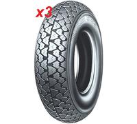 N°3 pneumatici 100/90-10 56J TL/TT Michelin S83 per APE50 DOT2024/2025