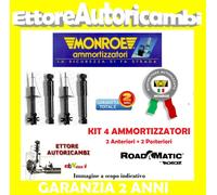 N.4 AMMORTIZZATORI MONROE ROADMATIC FIAT NUOVA PANDA (169) DAL 2003 AL 2012