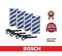 N° 4 Bobina Accensione Bosch per Fiat 500X Giulietta Mito 1.4 Turbo Multiair