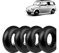 N° 4 CAMERE D’ARIA 125/135-12 CON VALVOLA IN GOMMA TR13 COMPATIBILE CON PNEUMATICI MOTO GOMME FIAT 500 EPOCA 126 APE