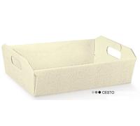N. 4 Cesto avorio base cm40x30 Alta 12 Elegante per Confezione Regalo Italiana