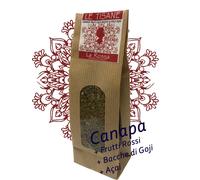 N.4 CONF. DA 50g TISANA CANAPA FRUTTI ROSSI BACCHE DI GOIJI E ACAI