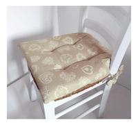 N. 4 CUSCINI COPRI SEDIA coprisedia PER CUCINA CUORI PANNA tirolese tirolo 40x40