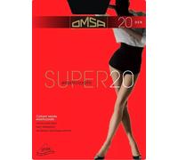 N.4 paia di COLLANT OMSA VELATO SUPER20 elasticizzato 20 den PUNTE RINFORZATE