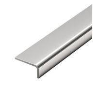 n. 4 PROFILI ANGOLARE paraspigolo IN ACCIAIO INOX 30x30mm H.1000mm sp 1.5