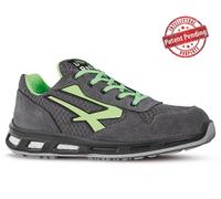 U-Power Red Lion Point, Scarpe Antinfortunistiche Unisex, Scarpe da Ginnastica in Pelle Leggere, Flessibili, Antiperforazione, con Inserto Infinergy, con Puntale in Alluminio & (Green_47)