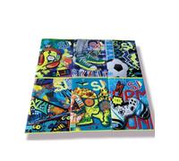 N. 5 pezzi QUADERNO MAXI quadernone SEVEN SJ GANG BOY quadretto 5 mm con margine - MAX QTY - GRAFICHE VARIE