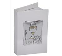 N.5 VANGELO 6x9 COMUNIONE BIANCO Made in Italy CALICE in ARGENTO 925 % 3248/1