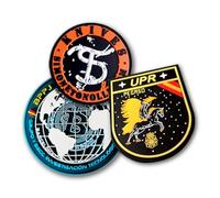 N. 50 Toppe personalizzate in Rilievo effetto 2D in PVC a strati - Patch con il tuo Logo da cucire o con sistema di chiusura a strappo