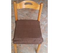 N.6 CUSCINI COPRISEDIA ELASTICO TINTA UNITA SFODERABILE MADE IN ITALY