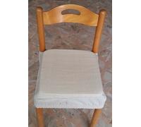 N.6 CUSCINI COPRISEDIA ELASTICO TINTA UNITA SFODERABILE MADE IN ITALY