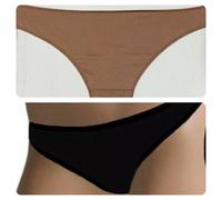 N.6 MINI SLIP DONNA INVISIBILE COTONELLA art. 3487 VITA BASSA COTONE BIELASTICO
