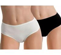 N.6 SLIP MIDI donna COTONELLA art.3940 in COTONE-ELASTICO COMFORT con TASSELLO