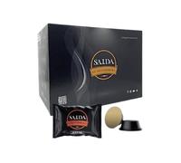 N.600 CAPSULE SAIDA COMPATIBILI CON MACCHINE LAVAZZA FIRMA E VITHA GROUP MISCELA BAR BLACK CON BICCHIERINO OMAGGIO