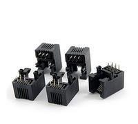 N/A 5 pezzi 6P6C 6 pin RJ11 connettore modulare telefono PCB Jacks