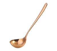N/A Acciaio Inox Mestolo Mestolo Cucchiaio Mestolo Miscela Cucchiaio 7.8 Pollice Un Pezzo Design Ristorante Cucina Posate per Servire Zuppa Tono Rame