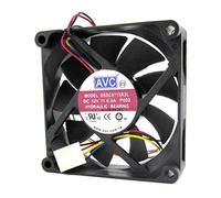 N / A Cooling Fan for AVC DSSC0715R2L P002 DC 12V 0.3A 4-Wire 4-Pin Connector 70x70x15mm Server Square Cooling Fan