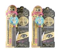 N.A.F - Extreme Slender Waterproof Eyeliner Pen Black - 2 pcs