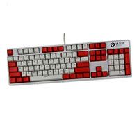 N/A Keycaps, 104 PBT Keys Keycaps Tastiera Meccanica Double Backlit Word Colore Trasparente ANSI Layout Keyset per Cherry MX (Vendi Solo i keycap)