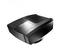 N/A Riscaldatore per Auto Portatile da 12/24 V 180 W, Stufetta Elettrica, Sbrinatore per Parabrezza, Auto Termoventilatore, Ventola di Raffreddamento del Calore per Camion,Nero,12V