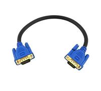 N/A TV Computer Monitor - Connettori video maschio a maschio, cavo VGA 30 cm, 11,8 pollici, colore: Blu