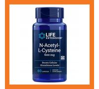 N-acetil-L-cisteina 60/120/180 Vcaps 600 mg, Life Extension, Glutatione Level