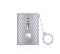 N//B Custodia Protettiva in Silicone per Samsung T7 Portatile SSD, Custodia Protettiva per unità a Stato Solido Esterne (500GB 1TB 2TB) (Argento)