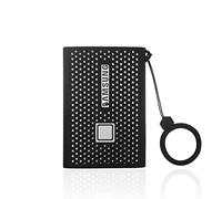 N//B Custodia Protettiva in Silicone per Samsung T7 Portatile SSD, Custodia Protettiva per unità a Stato Solido Esterne (500GB 1TB 2TB) (Nero)