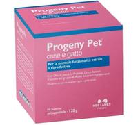 N.B.F. Lanes Progeny Pet Mangime Complementare per Supporto alla Fertilità per Cane e Gatto 60 Bustine