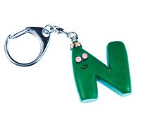 N Barbapapa Pendente Miniblings Lettera Nome Iniziale Verde