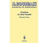 N. Bourbaki Functions of a Real Variable (Copertina rigida)