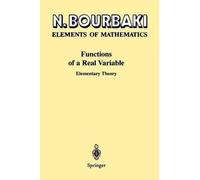 N. Bourbaki Functions of a Real Variable (Tascabile)